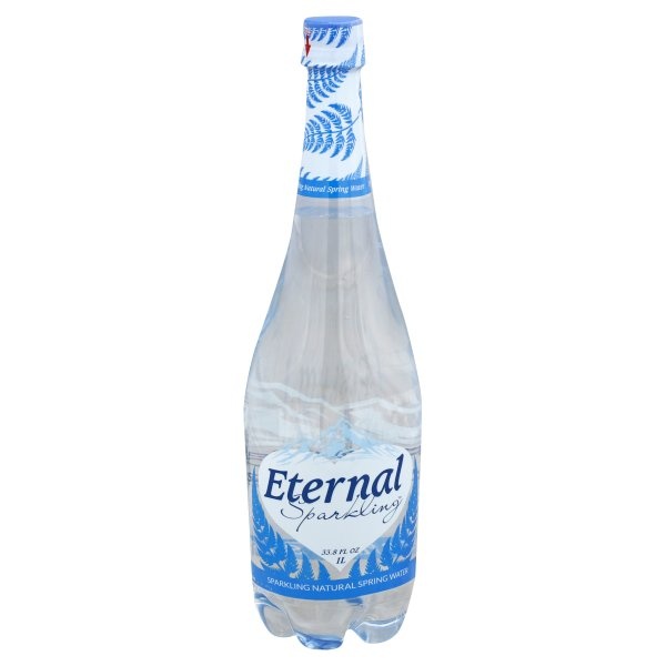 slide 1 of 4, Eternal Spring Water, Natural, Sparkling - 33.8 oz, 33.8 oz