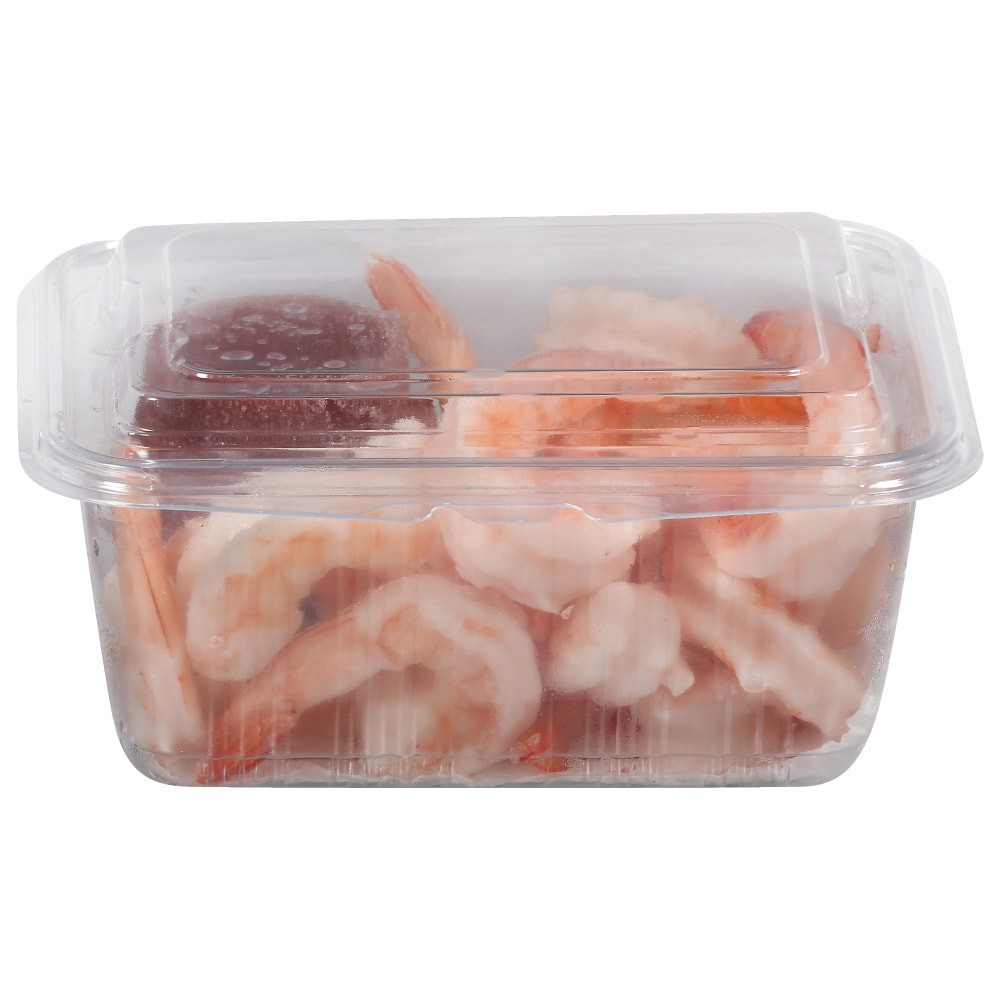 slide 1 of 3, Cooked Shrimp With Cocktail Sauce, 13 oz