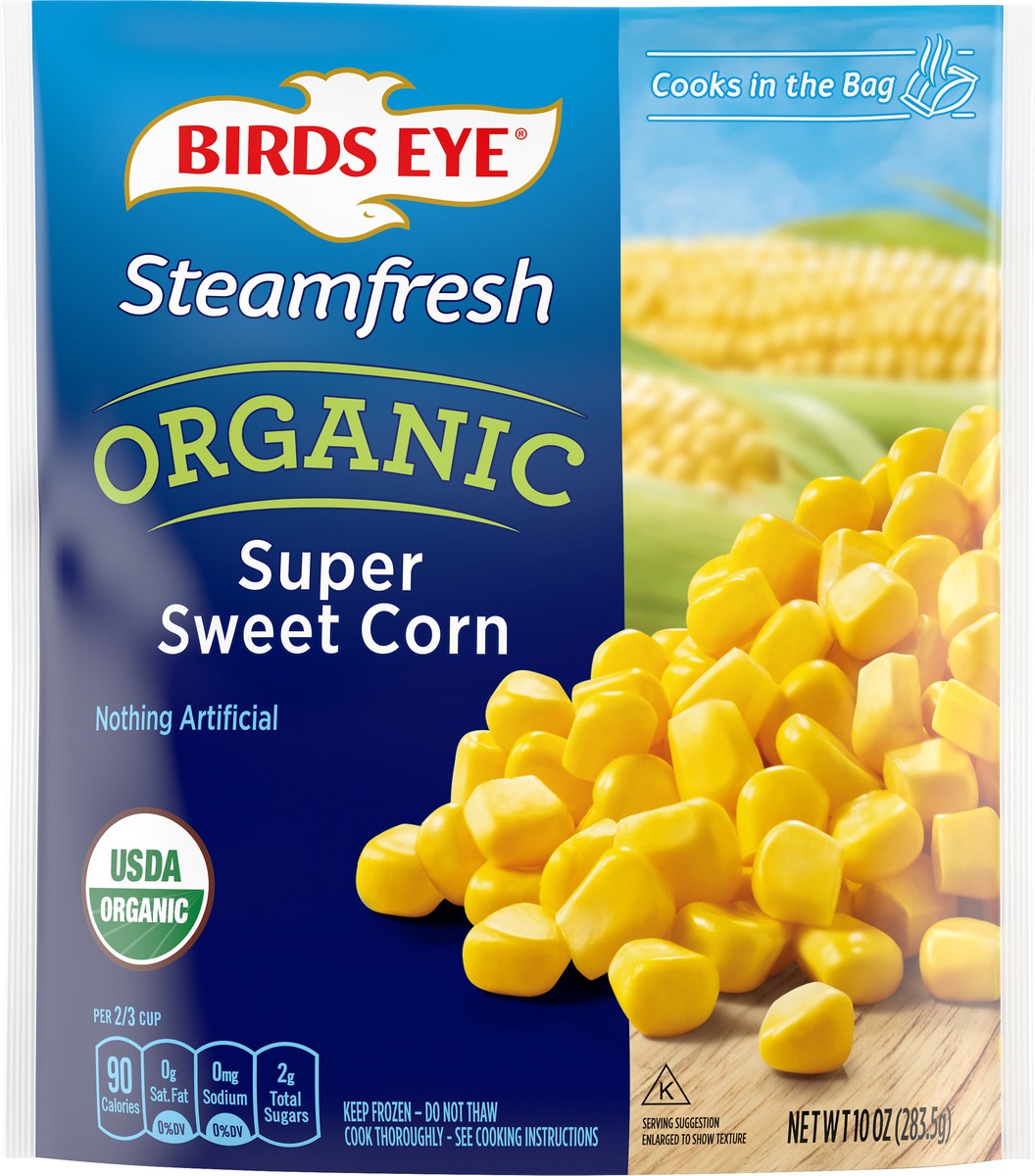 slide 5 of 13, Birds Eye Organic Super Sweet Corn 10 oz, 10 oz