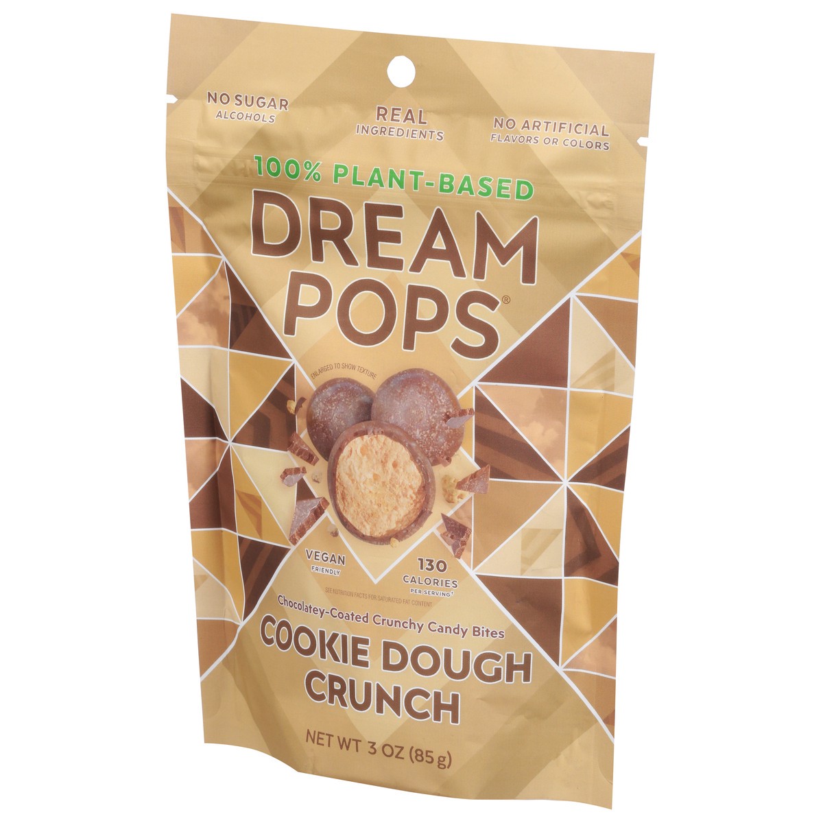 slide 3 of 9, Dream Pops Plant-Based Cookie Dough Crunch Candy Bites, 3 oz