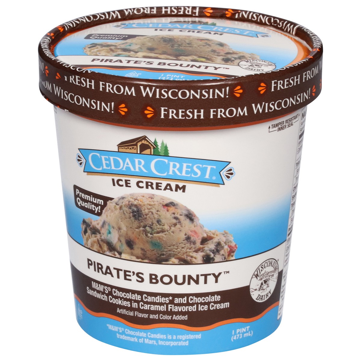 Cedar Crest Pirate's Bounty Ice Cream 1 pt 16 fl oz | shipt