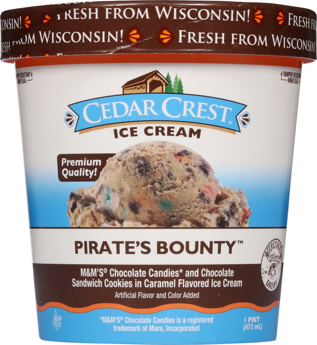 slide 9 of 13, Cedar Crest Pirate's Bounty Ice Cream 1 pt, 16 fl oz