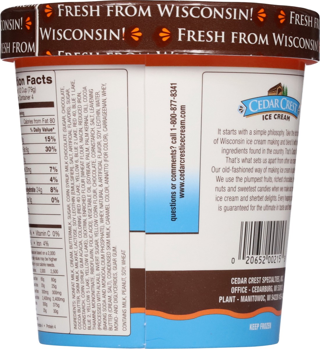 slide 8 of 13, Cedar Crest Pirate's Bounty Ice Cream 1 pt, 16 fl oz