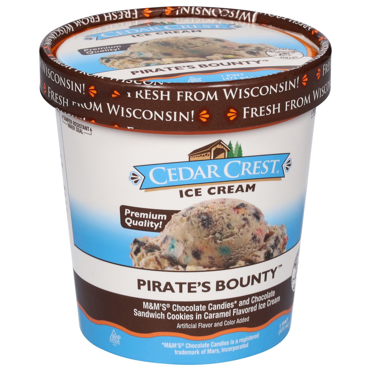 slide 12 of 13, Cedar Crest Pirate's Bounty Ice Cream 1 pt, 16 fl oz