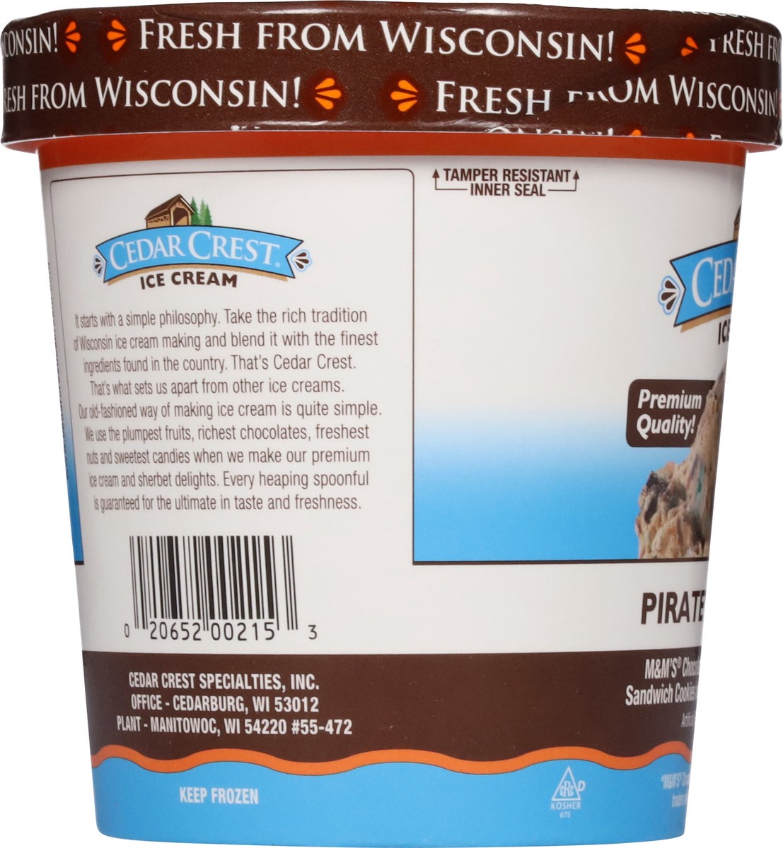 slide 4 of 13, Cedar Crest Pirate's Bounty Ice Cream 1 pt, 16 fl oz