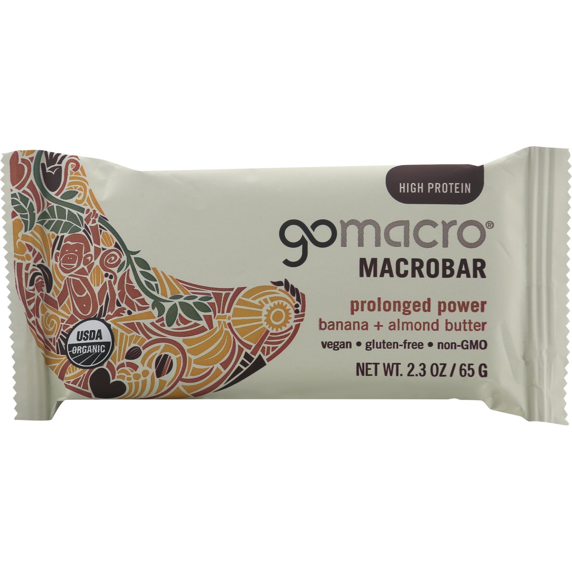 slide 1 of 1, GoMacro Banana Almond Butter, 2.3 oz