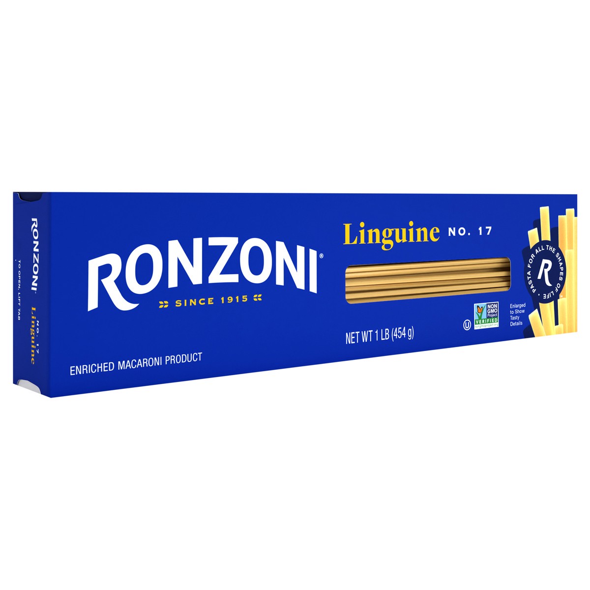 slide 2 of 9, Ronzoni Linguine, 16 oz, Non-GMO Long Pasta for a Variety of Dishes, 16 oz