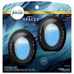Febreze Bathroom Air Freshener, Odor-Fighting, Ocean Scent, 2 Count