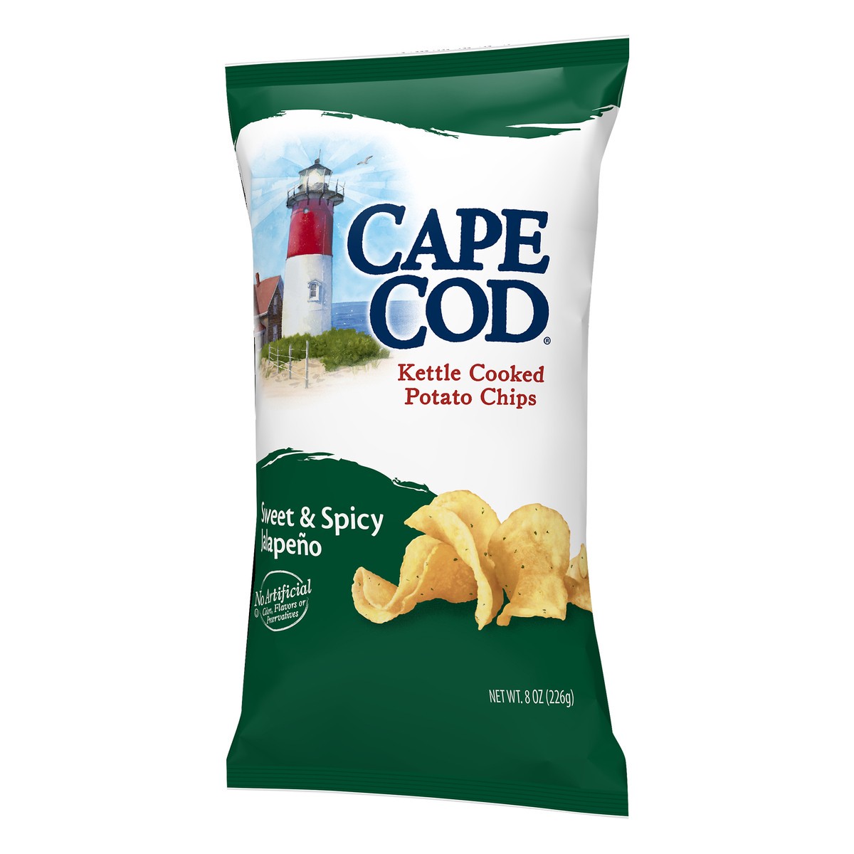 slide 2 of 5, Cape Cod Potato Chips, Sweet & Spicy Jalapeno Kettle Cooked Chips, 8 Oz, 8 oz