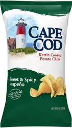 Cape Cod Kettle Cooked Sweet & Spicy Jalapeno Potato Chips 8 oz