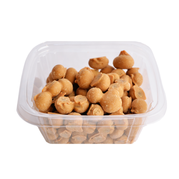 slide 1 of 1, L&B Double Dipped Chocolate Peanut Butter Peanuts, 10 oz