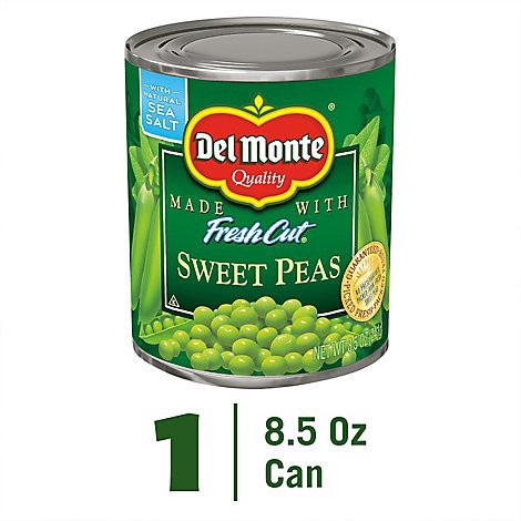 slide 1 of 1, Del Monte Fresh Cut Peas Sweet- 8.5 oz, 8.5 oz