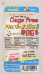 Almark Foods Cage Free Hard-Boiled Eggs 3 oz