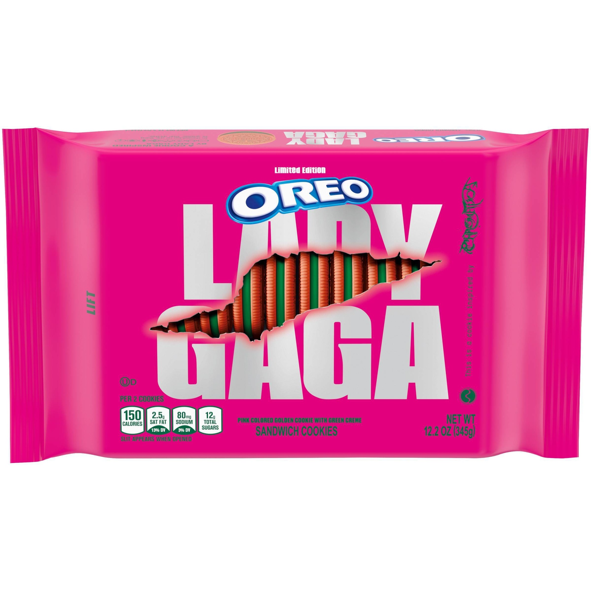 slide 1 of 1, Oreo Lady Gaga Oreo Remix Family Size Limited Edition, 12.2 oz