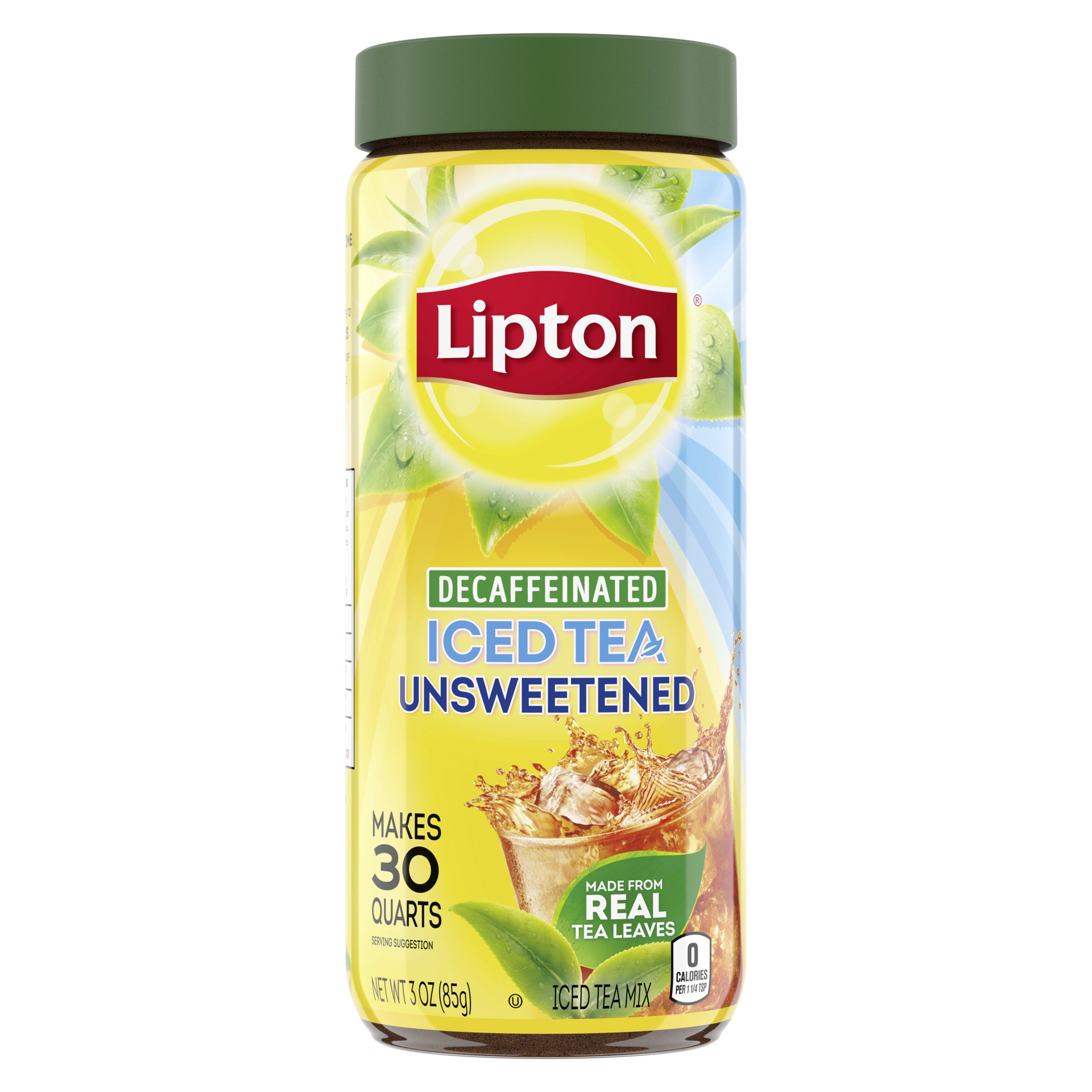 slide 1 of 4, Lipton Iced Tea Mix Unsweetened Decaf, 30 qt, 30 qt