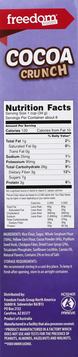 slide 7 of 9, Freedom Foods Cereal 10 oz, 10 oz