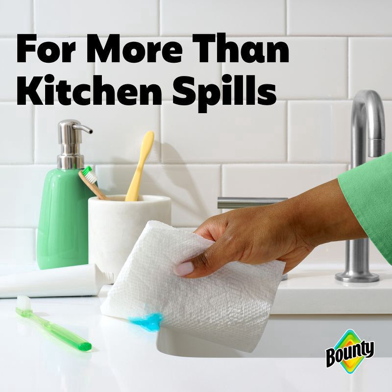 slide 2 of 16, Bounty Paper Towels 8 Mega Select-A-Size White Rolls, 8 ct