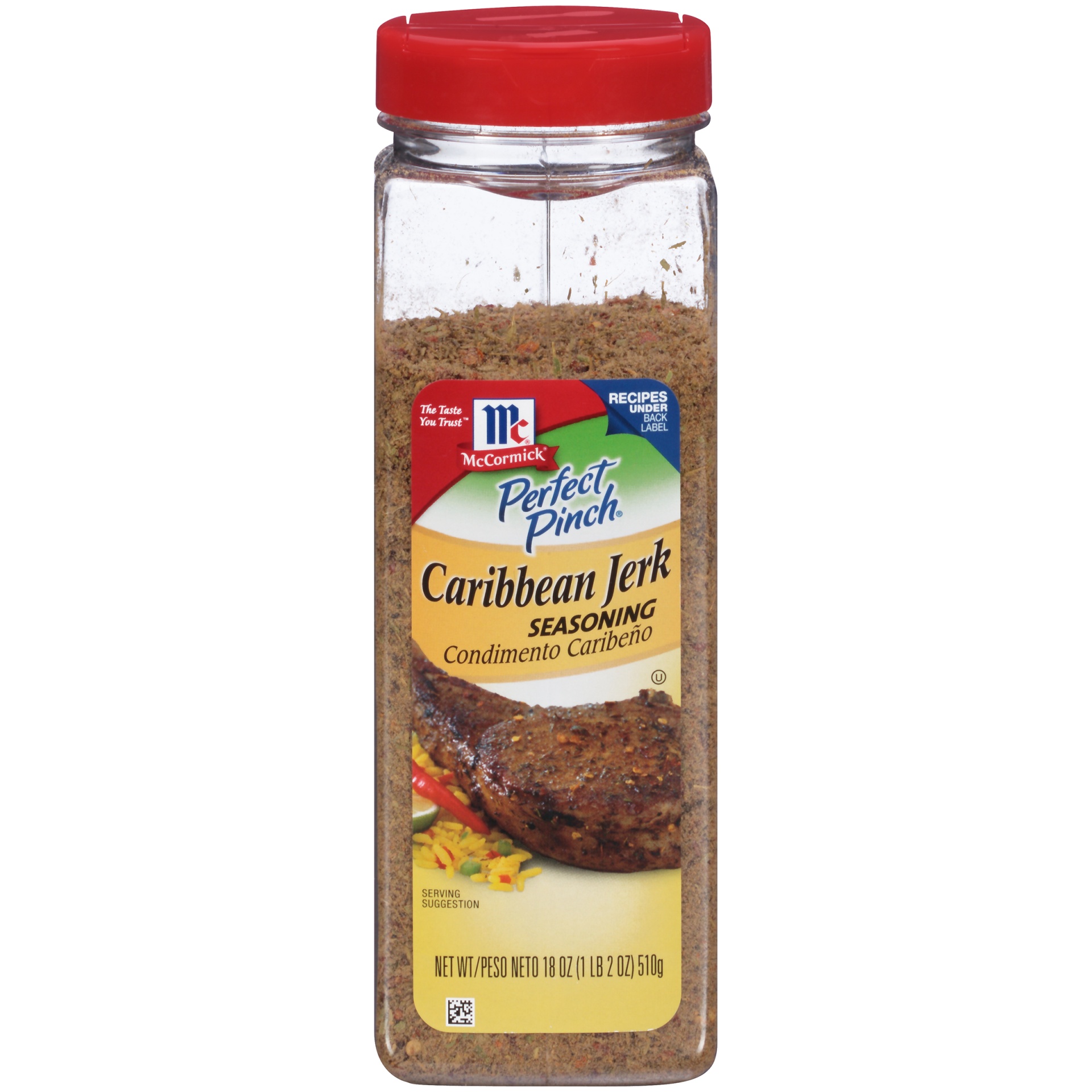 slide 1 of 6, McCormick Perfect Pinch Caribbean Jerk Seasoning, 18 oz