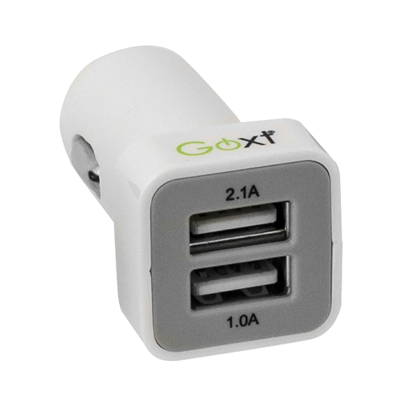 slide 1 of 1, CUSTOM Goxt High Speed Dual USB Block Charger, 1 ct