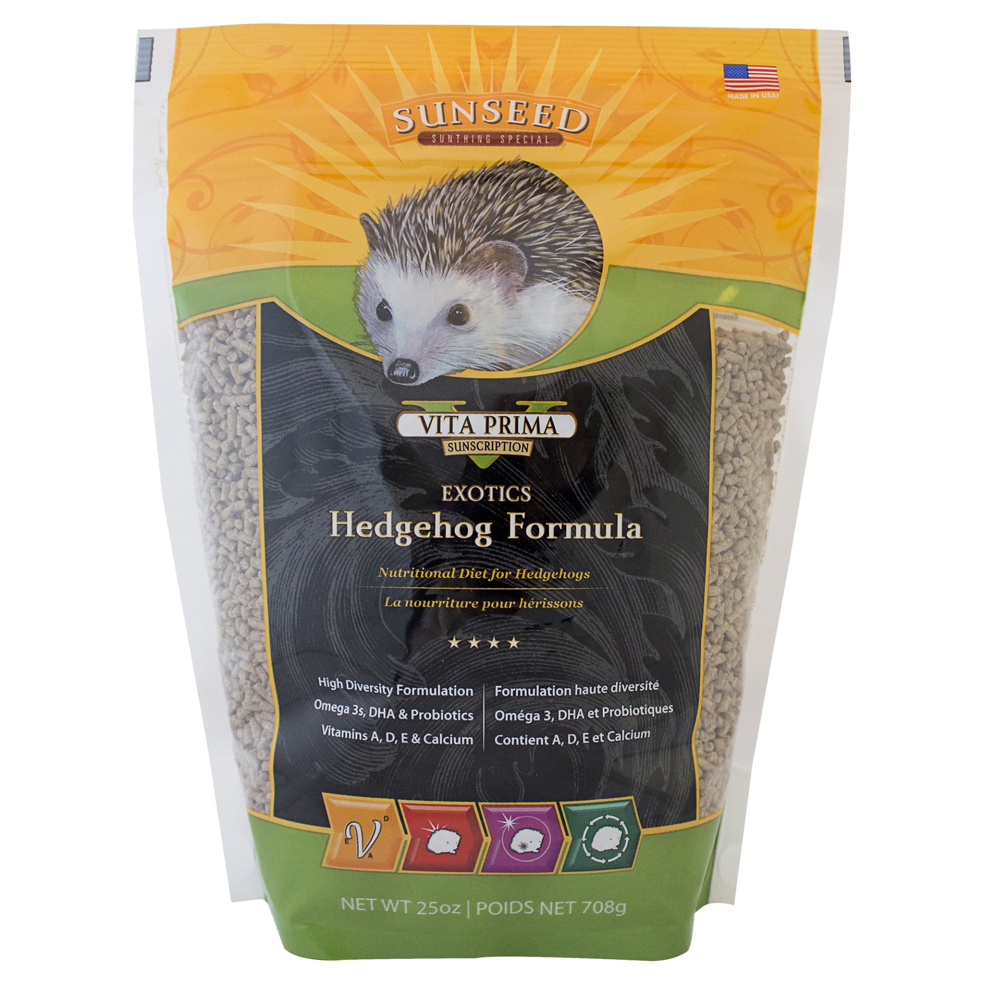 slide 1 of 1, Sunseed Vita Prima Sunscription Hedgehog Food, 25 oz