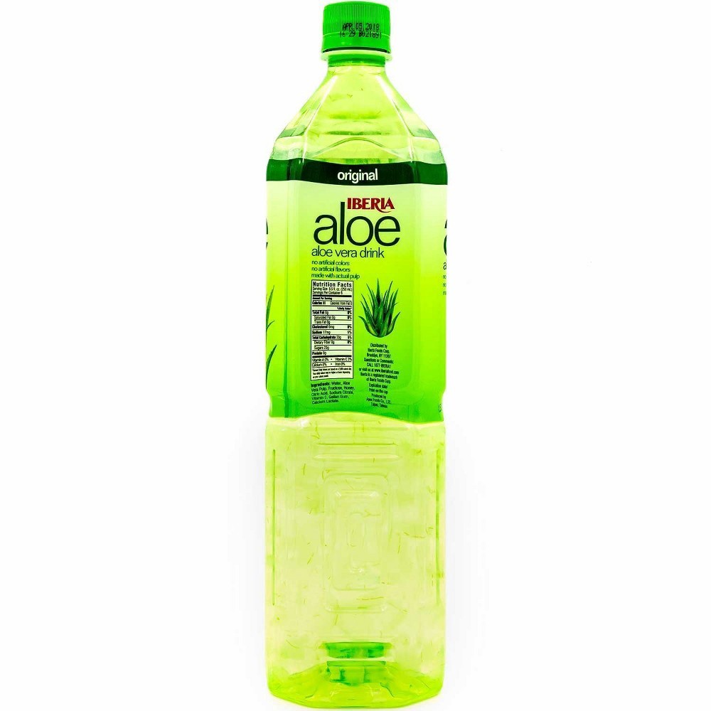 slide 2 of 2, IBERIA aloe Original Aloe Vera Drink - 50.8 fl oz Bottle, 50.8 fl oz