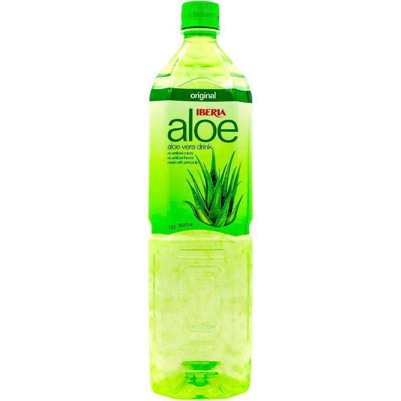slide 1 of 2, IBERIA aloe Original Aloe Vera Drink- 50.8 fl oz, 50.8 fl oz