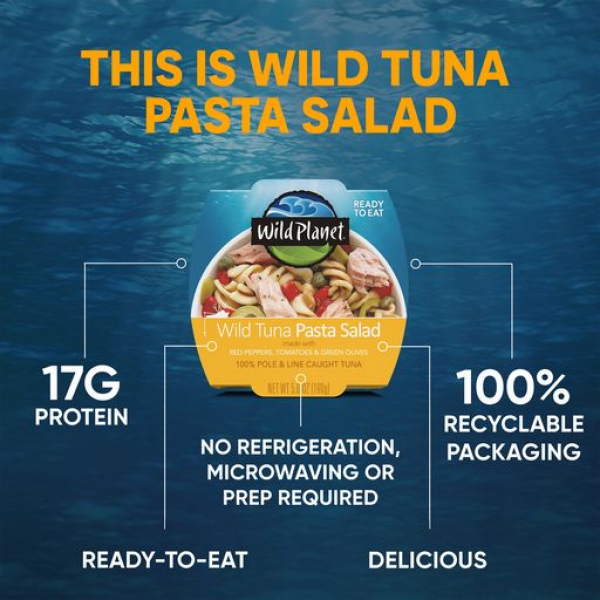slide 5 of 13, Wild Planet Wild Tuna & Pasta Salad 5.6 oz, 5.6 oz