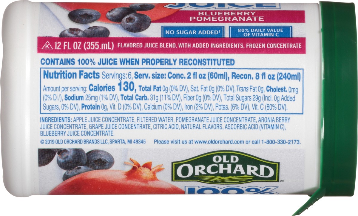 slide 11 of 13, Old Orchard 100% Pomegrnt Bluebery Jce - 12 fl oz, 12 fl oz