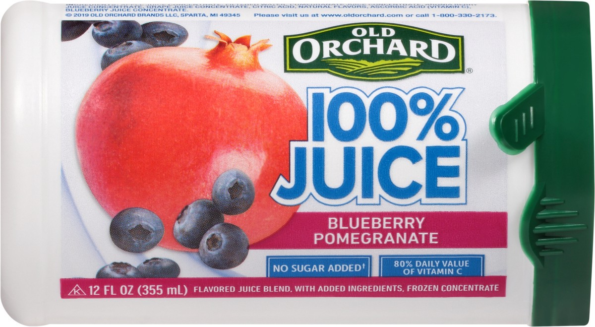 slide 4 of 13, Old Orchard 100% Pomegrnt Bluebery Jce - 12 fl oz, 12 fl oz