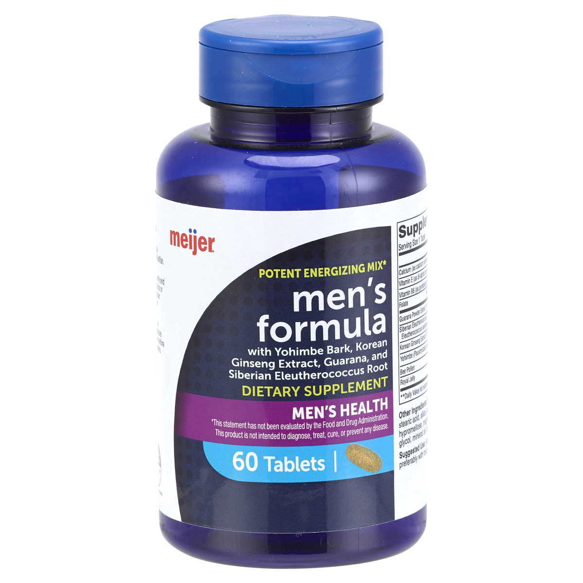 slide 1 of 9, Meijer Mens Formula Dietary Supplement Tablets, 60 ct