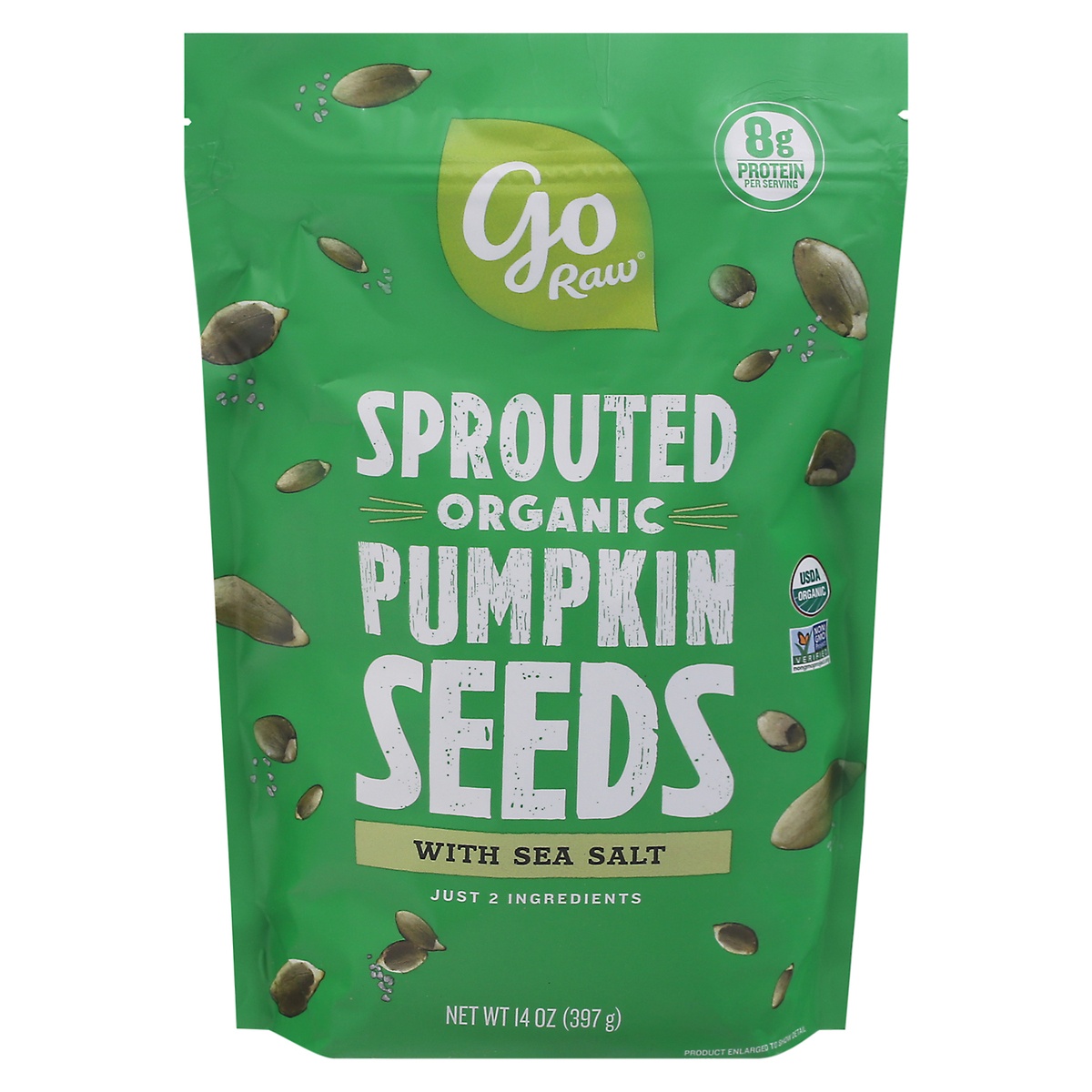 slide 1 of 1, Go Raw Sprouted Seeds With Celtic Sea Salt Pumpkin, 16 oz