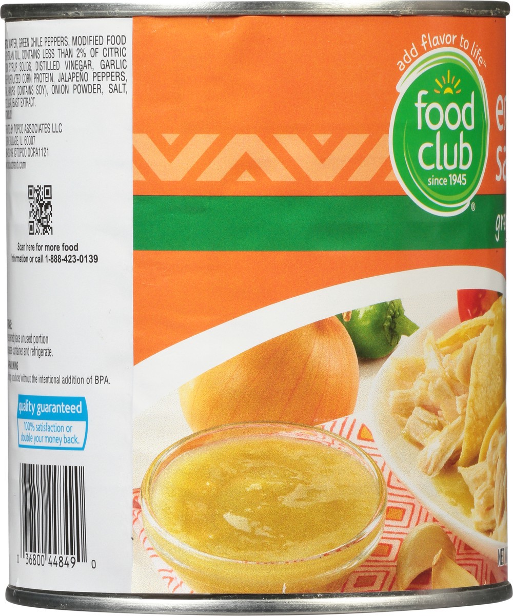 slide 7 of 9, Food Club Mild Green Enchilada Sauce 28 oz, 28 oz