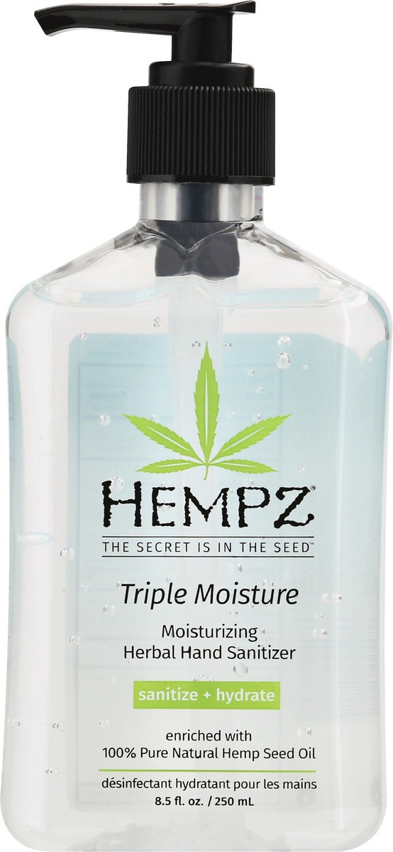 slide 1 of 12, Hempz Triple Moisture Herbal Hand Sanitizer 8.5 oz, 8.5 oz