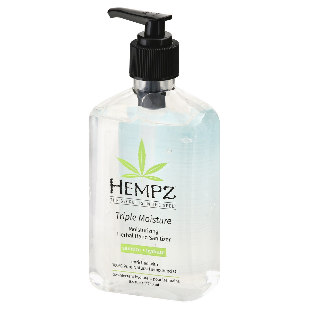 slide 11 of 12, Hempz Triple Moisture Herbal Hand Sanitizer 8.5 oz, 8.5 oz