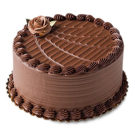 slide 1 of 1, Bakery Cake 8 Inch 2 Layer Chocolate Truffle Iced - Each, 1 ct
