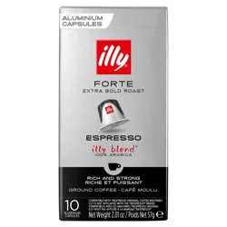 Illy Aluminum Espresso Capsules Forte