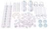 slide 4 of 9, Toddleroo by North States Deluxe Childproofing Set - White, 65 ct