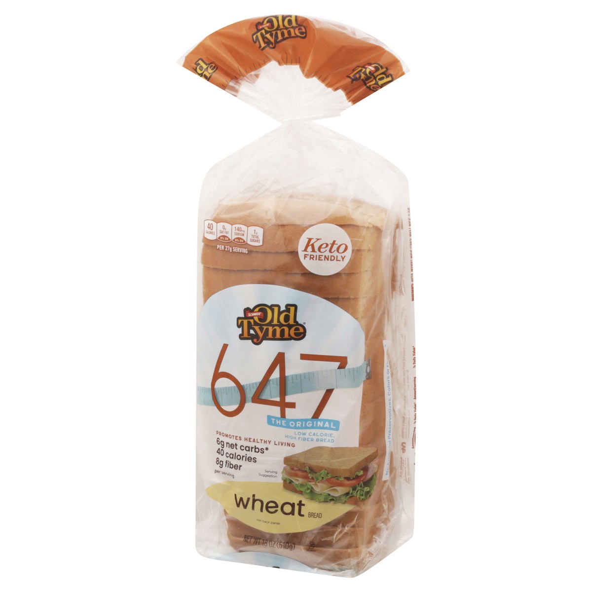 slide 3 of 4, Schmidt's Old Tyme 647 Wheat Bread 18 oz, 18 oz
