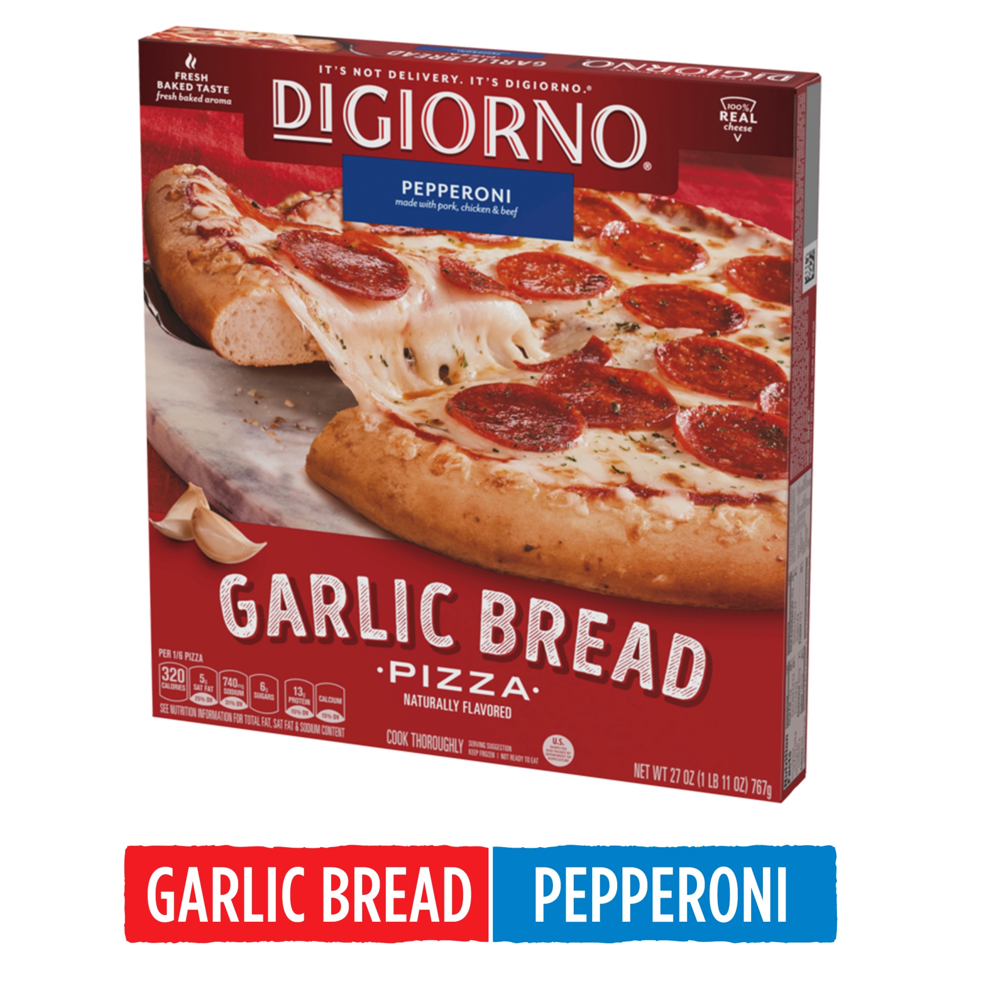 DiGiorno Pepperoni Garlic Bread Pizza Shipt