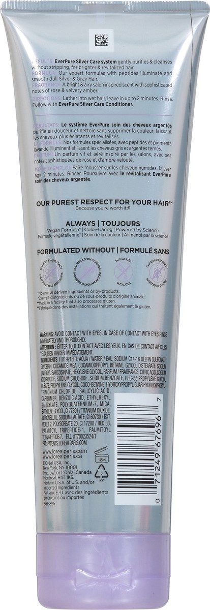 slide 9 of 14, L'Oréal Silver Care Shampoo 8.5 fl oz, 8.5 fl oz