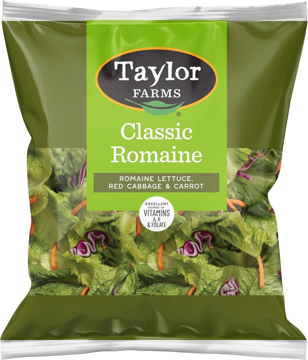 slide 4 of 8, Taylor Farms Classic Romaine, 9 oz