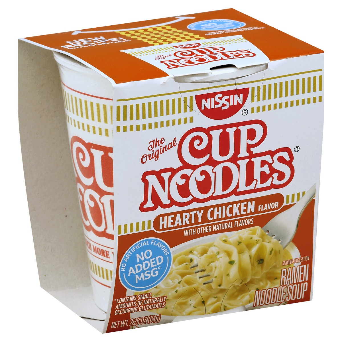 slide 5 of 5, Nissin Cup Noodles Hearty Chicken Flavor Ramen Noodle Soup, 2.25 oz