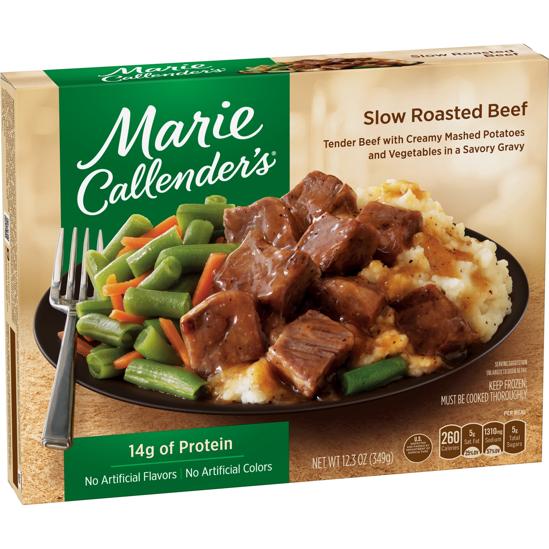 slide 4 of 5, Marie Callender's Slow Roasted Beef 12.3 oz, 12.3 oz