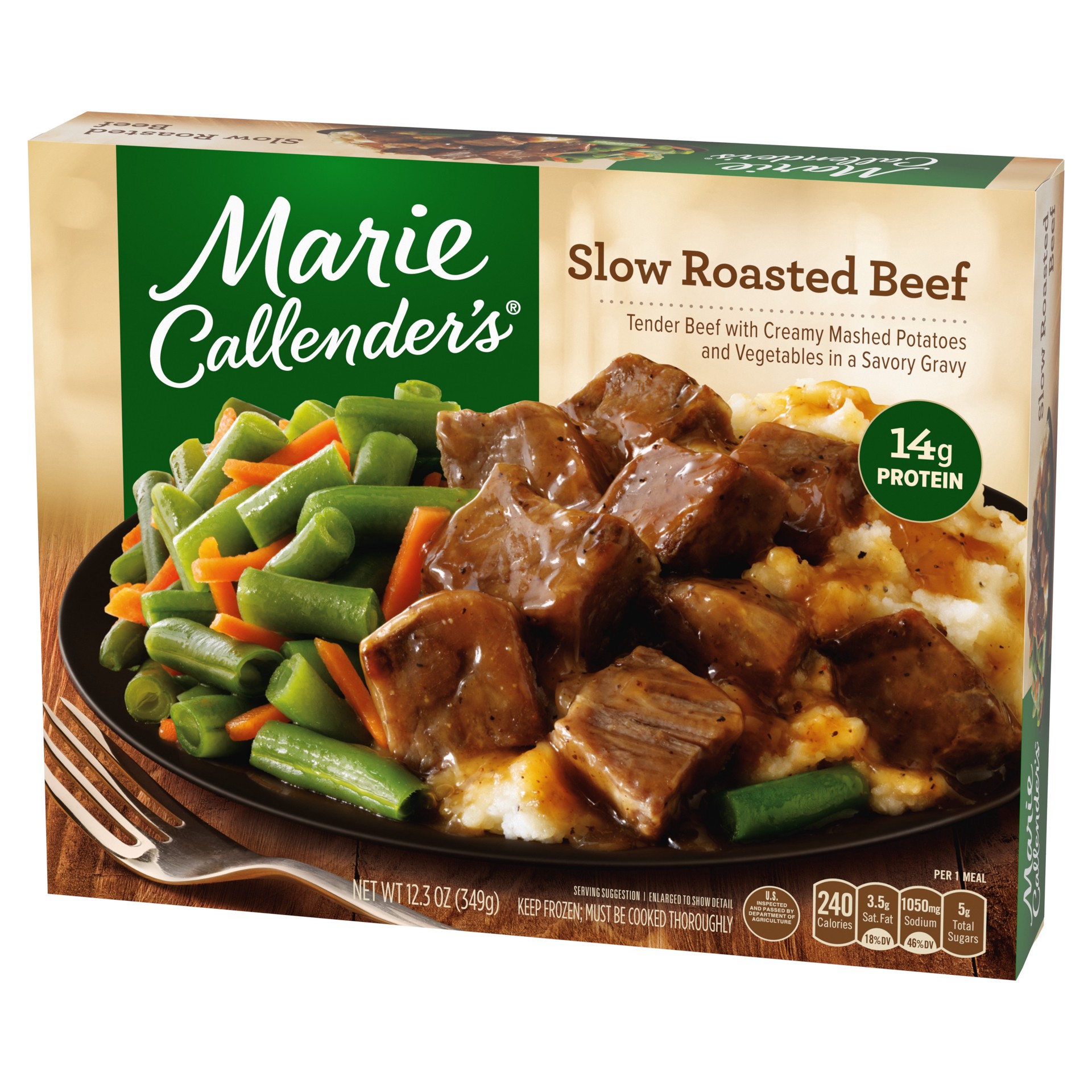 slide 2 of 5, Marie Callender's Slow Roasted Beef 12.3 oz, 12.3 oz