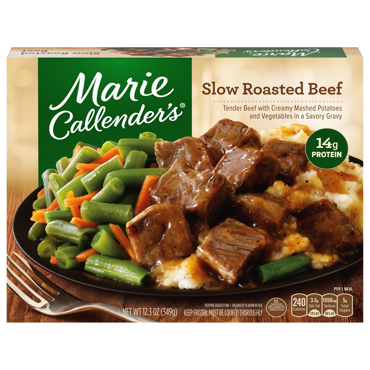 slide 1 of 5, Marie Callender's Slow Roasted Beef 12.3 oz, 12.3 oz