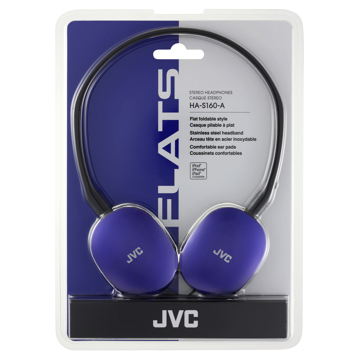 Jvc Blue Flat Lightweight Headphones 1 Ct Shipt 9183