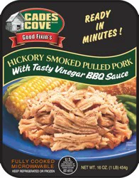 Cades Cove Hickory Smoked Pulled Pork With Tasty Vinegar Bbq Sauce