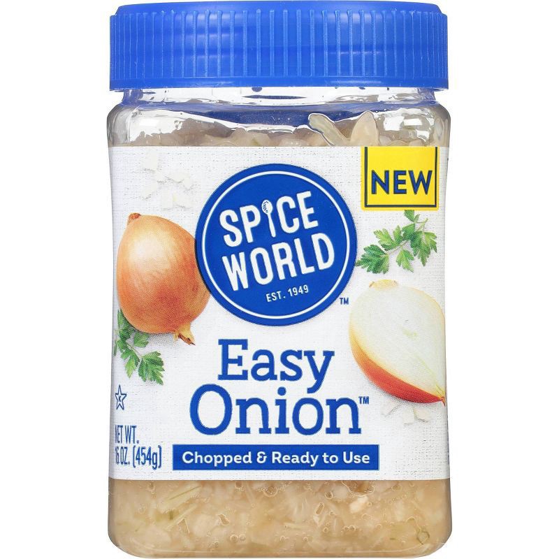 slide 1 of 1, Spice World Chopped Easy Onion 16 oz, 16 oz