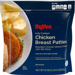 Hy-Vee FC Breaded Chicken Breast Patties