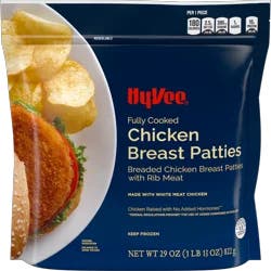 Hy-Vee FC Breaded Chicken Breast Patties